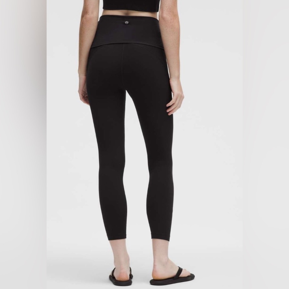 NWT Lululemon 6 Groove Nulu Foldover Waist Tight 25” - Picture 2 of 6
